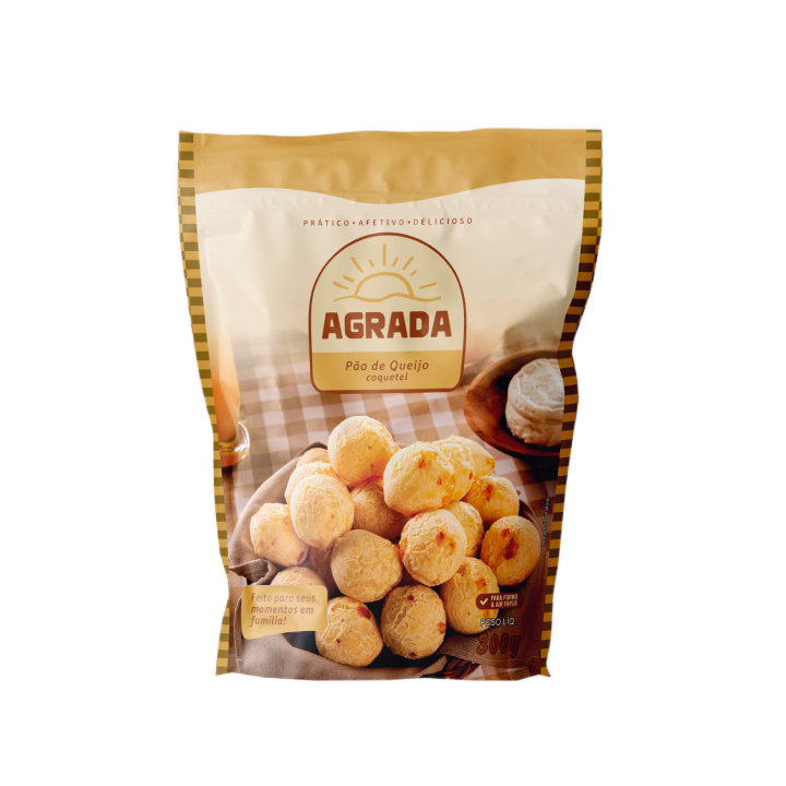 Pão de Queijo Coquetel Cong 300g - Agrada